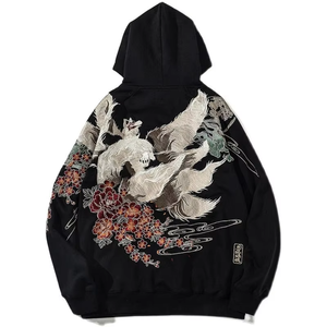 Sudadera con Capucha de Alta Calidad, 370 g/m², de Algodón y Poliéster, Cálida, con Forro Polar, Estilo Batik Lavado, para Hombre - Product Image 1