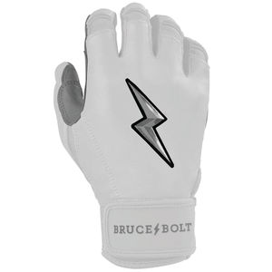 Gants de frappe à manchette courte Chrome Series, blancs, design léger, pour utilisation en intérieur et en extérieur, fournisseur de gants de sport BRUCE BOLT - Product Image 4