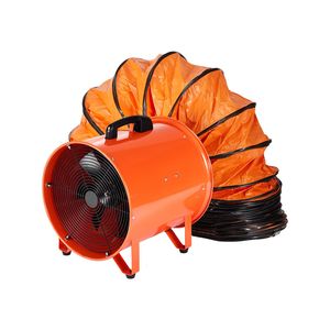 Ventilatore Cilindrico Portatile da 1350W, Potente Ventilatore Industriale da 16 Pollici con Tubo Flessibile da 5 Metri, 5175CFM, Ventilatore di Scarico Industriale - Product Image 1