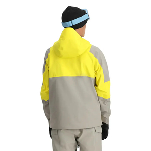 Veste de ski pour homme professionnelle, écologique, imperméable, coupe-vent, respirante, col à capuche, tissu polyester/coton pour le ski - Product Image 2