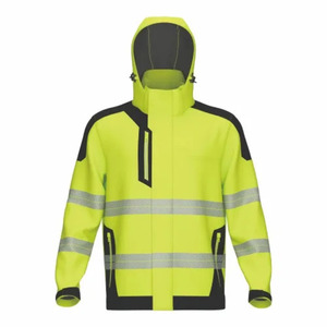 Chaqueta de Seguridad de Alta Visibilidad, Impermeable y Reflectante para Uso Industrial, Chaqueta Softshell, Venta al Por Mayor, Personalizable - Product Image 1