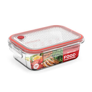 370ml Rectangular Glass Food <b>Storage</b> <b>Boxes</b> Lids Flexible 2-Layer Moisture-Proof Fresh-Keeping <b>Storage</b> <b>Bins</b> Supply Freshness - Product Image 3