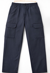 Pantalon cargo jogger coupe droite en coton épais 240 GSM pour homme – Pantalon utilitaire streetwear premium – Fournisseur en gros Inde Export - Product Image 4