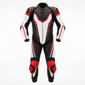 เสื้อแจ็คเก็ตมอเตอร์ไซค์หนังแท้ Custom Racing สำหรับผู้ใหญ่ ระบายอากาศได้ดี กันลม แห้งเร็ว ชุดเสื้อผ้ามอเตอร์ไซค์สำหรับขาย - Product Image 3
