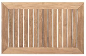 Mesa de Centro Rústica de Madera de Teca Sólida, Diseño Rectangular Minimalista, Acabado Natural, Muebles de Exportación de Primera Calidad - Product Image 4