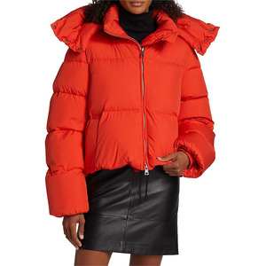 Daily outerwear Short Quilted <b>Jacket</b> Women Women's <b>Cropped</b> Padded Coat <b>Cropped</b> length Custom Logo Clothing Supplier Bulk Supply - Product Image 5