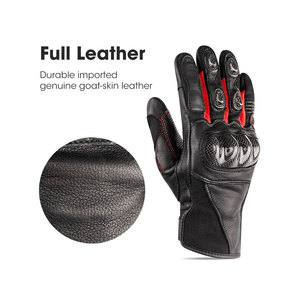 Guantes de Motocicleta para Hombre, Guantes de Cuero Transpirables de Verano, Servicio OEM Personalizado - Product Image 4