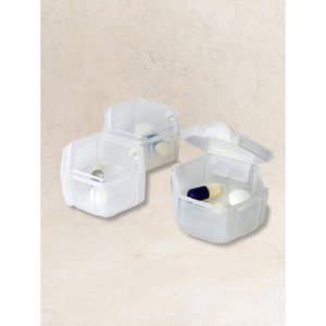 Modular <b>Pill</b> Storage <b>Cases</b> 3-Pack Convenient and Customizable <b>Pill</b> Bottles Model Daiso0684 - Product Image 1