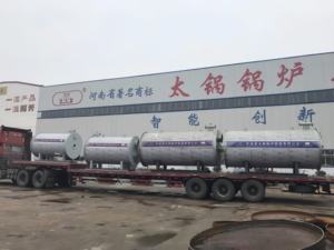 Ruang pembakaran bergelombang industri 500-6000kg/jam minyak Gas api Diesel bertenaga Horizontal tabung api ketel minyak termal - Product Image 5