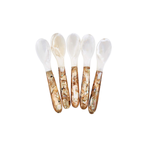Cuillères à caviar et cuillères en nacre de haute qualité, finition miroir, ensemble de cuillères de service de luxe en nacre pour restaurant - Product Image 1