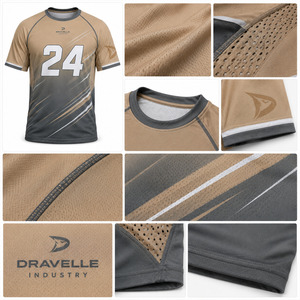 เสื้อทีมคอร์นโฮลสำหรับผู้ชายแบบ OEM ระบายอากาศได้ดี ผลิตตามสั่งด้วยเทคนิค Sublimation เหมาะสำหรับการแข่งขัน - Product Image 6