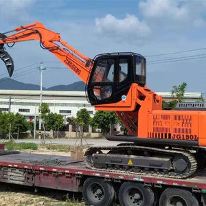High Torque 3 Ton Used Yellow Digger with Reinforced Steel Undercarriage and Professional Cabin for Site Development - Product Image 1