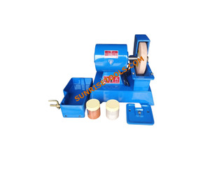Blue <b>Plastic</b> Rotary Jewelry Polishing Machine with Dual <b>Discs</b> for DIY Craft Making - Product Image 3
