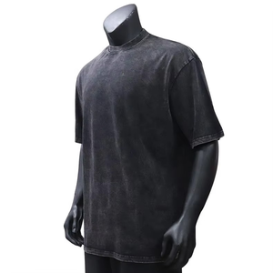 เสื้อยืดลำลองใส่ได้ทุกวัน เนื้อผ้านุ่มสบาย ระบายอากาศได้ดี ทรงปกติ แขนสั้น เสื้อผ้าเครื่องแต่งกาย - Product Image 4