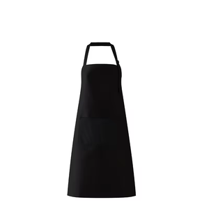 High Quality Bulk Custom Logo Design Bar Uniforms <b>Aprons</b> Cooking Black Cotton Polyester Man Women Garden Bib Chef <b>Kitchen</b> <b>Aprons</b> - Product Image 4