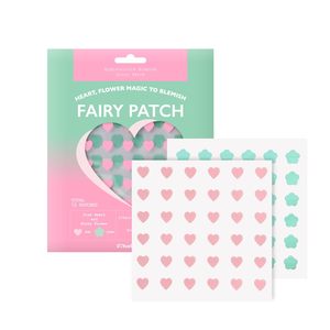 27habits Patchs hydrocolloïdes pour le visage, motif fée, cœur et fleur, traitement des boutons d’acné, 72 patchs, tous types de peau, emballage individuel - Product Image 1