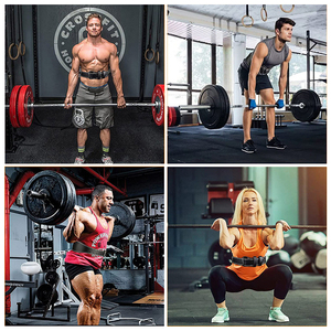 Gym <b>Weight</b>-lifting Leather Belt <b>Training</b> Bodybuilding Gym Weightlifting Belt Leather Power Lifting Belt - Product Image 3