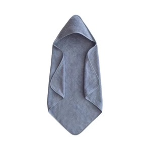 Serviette à capuche pour bébé en coton doux, couleur unie vert menthe, douce pour la peau, serviette à capuche pour nouveau-nés et enfants - Product Image 2