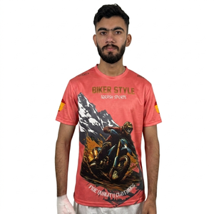 Impression par sublimation, créez votre propre t-shirt avec prix de gros, impression par sublimation sur toute la surface, t-shirts pour hommes - Product Image 1