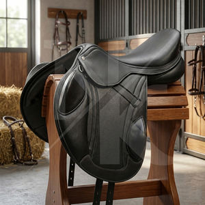 Selle de saut professionnelle à contact étroit, fabriquée à la main en cuir véritable, selle de dressage, produits d'équitation anglaise en provenance d'Inde - Product Image 3