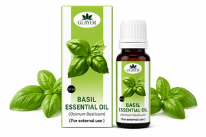 Aceite Esencial de Albahaca 10ml, Uso Externo, Aceite de Masaje para Aromaterapia - Product Image 1