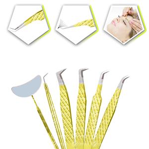 Nouveau produit outils de maquillage pince à épiler en argent pour cils à prise optimale avec embouts aiguisés à la main sous un nom de marque personnalisé - Product Image 2