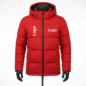 Vestes matelassées en gros, personnalisées OEM, avec logo imprimé, pour hommes, décontractées, brillantes, pour l'hiver - Product Image 1