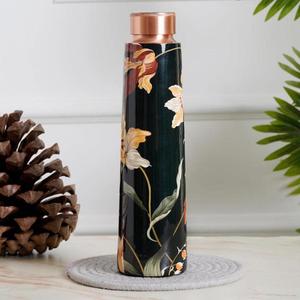 Ensemble de bouteilles en cuivre au design minimaliste, facilement transportables, sans BPA, bouteilles d'eau de qualité supérieure, vente chaude, design personnalisable, bouteilles de voyage - Product Image 5