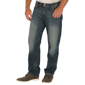 Pantalones Vaqueros de Mezclilla para Hombre, Estilo Distintivo, Corte Recto, Lavado, Cintura Media, Rotos y Desgastados, Venta al por Mayor, Jeans de Moda - Product Image 3