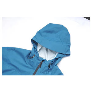 Custom Made Water Repellent Outdoor Training Running <b>Jacket</b> and Pant Low MOQ Athletic Windbreaker Gym Training <b>Workout</b> Tracksuit - Product Image 6