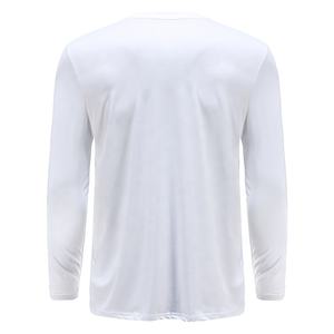 T-shirt uni Gym pour hommes Vente en gros T-shirts à manches longues pour hommes avec logo personnalisé - Product Image 3