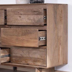 ตู้ลิ้นชัก 9 ชั้น รุ่นวันดาน่า ไอวอรี่ มาร์ค ทำจากไม้มะม่วงแท้ สไตล์เกตา แบบญี่ปุ่น - Product Image 6