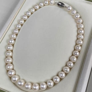 Conjunto de Collar con Perlas Grandes de Danshui, Cierre de Plata S925, Regalo del Día de la Madre, de Lago Yamashita - Product Image 3