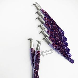 Pinces à cils RMI en acier inoxydable, pinces à cils et à sourcils à pointe fine, précision 10 mm de longueur - Product Image 5