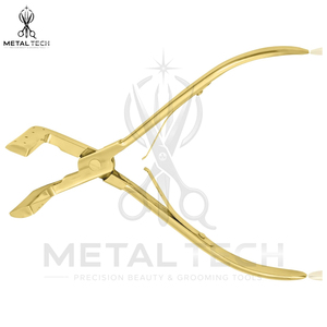 Professional Stainless Steel Tape-In Hair Extension Plier Gold Clamp <b>Tool</b> for Tape-In Extensions Hair Extension Clamp <b>Tools</b> - Product Image 2