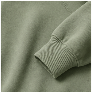 <b>Custom</b> Sage Green Womens Mock Neck Sweatshirt <b>Balloon</b> Sleeve Relaxed Fit Pullover WSS-0004 - Product Image 6