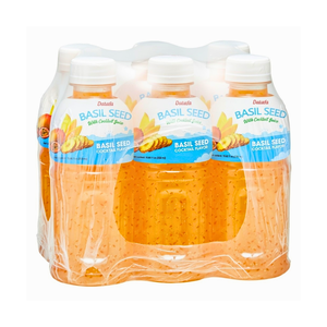 NUEVA BEBIDA PREMIUM DE SEMILLAS DE ALBAHACA CON JUGO DE COCTEL TROPICAL EN BOTELLA PET DE 320ML, MARCA PERSONALIZADA OEM - Product Image 4