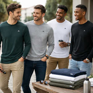 Fournisseur en gros de t-shirts à manches longues pour hommes - Commandes personnalisées OEM directement du fabricant - Product Image 6