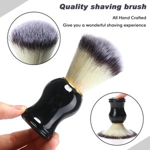 Shaving Set 4pcs Shaving <b>Brush</b> for Men Hand Crafted Shaving <b>Brush</b> Wet Shave Using Shaving Cream Professional Top High Quality - Product Image 4