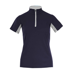 เสื้อซับในแขนยาวสีพื้นแบบสลิมฟิตมีซิปสำหรับผู้หญิง สีชมพู - Product Image 5