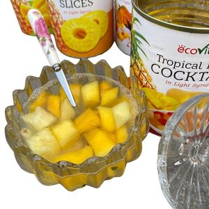 Fabricante de Vietnam Ofrece Frutas Tropicales Mixtas Enlatadas en Oferta, en Presentaciones de 20oz/30oz/A10 - Product Image 3