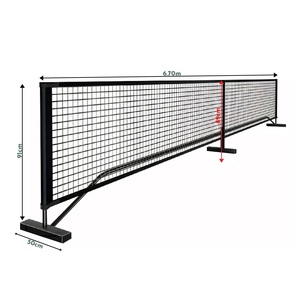 เสาตาข่ายพิกเคิลบอลแบบพกพา สำหรับวัยรุ่น  ผลิตจากอะลูมิเนียม  ทนทาน กันน้ำ  รักษ์โลก  ทันสมัย  สำหรับการฝึกซ้อม  ยี่ห้อ GISCO/CUSTOM - Product Image 1