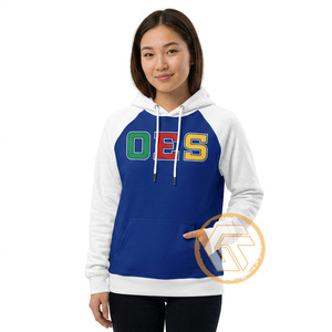 Sudadera con Capucha Personalizada de Algodón Sólido con Bordado de Estrella del Este, Informal, para Otoño e Invierno, con Logotipo Frontal, Ecológica, de Alta Calidad para Mujer - Product Image 3