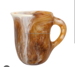 Jarra de Resina Hecha a Mano con Patrón Clásico Navideño, Ecológica, Estilo Moderno, Tazas Abstractas al por Mayor, Teteras y Hervidores para el Hogar - Product Image 3