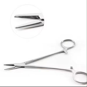 เครื่องมือแพทย์ขายดีอันดับต้นๆ ด้ามจับสีทอง ที่จับเข็มผ่าตัดแบบแมนนวล ทำจากเหล็ก ยี่ห้อ Mayo Hegar - Product Image 3