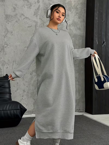 Dernier design pour femmes, sweat à capuche personnalisé, confortable, automne/hiver, sweat à capuche surdimensionné pour femmes, taille plus, long, en provenance du Bangladesh - Product Image 3