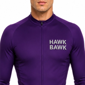 Camiseta de ciclismo ajustada para hombre, camiseta deportiva para ciclistas activos modernos, ropa de ciclismo de manga larga para ciclistas activos modernos al aire libre - Product Image 4