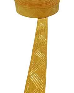 Cordón de Encaje Trenzado de Mylar con Hilo Dorado de Alta Calidad y Diseño Profesional para Ceremonias - Product Image 4