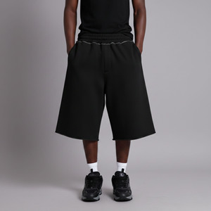Short décontracté noir 100 % coton coupe classique pour homme 2026 avec poches latérales – Idéal pour le streetwear - Product Image 4