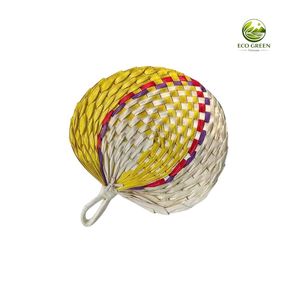 VENTAS EXITOSAS: Abanicos Tejidos de Bambú Ecológicos, Reutilizables, Decoración para Bodas, Refrigeración Personal, Durabilidad Superior - Product Image 4